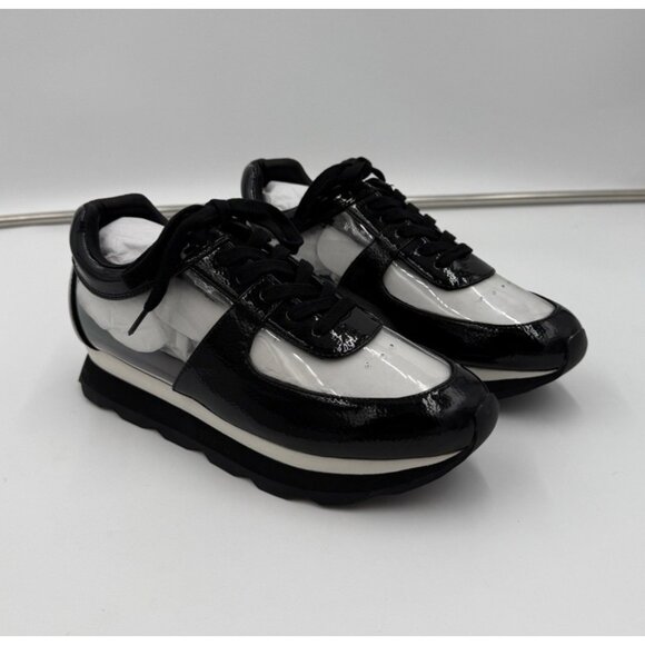 Jessica Rich Women's Sneakers Transparent Black Size EU 39 USA 8.5 New - Picture 2 of 13